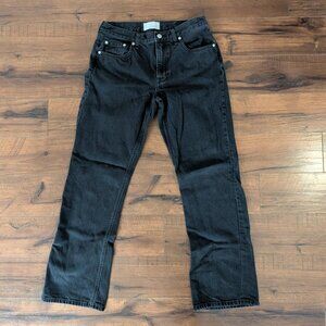 Everlane The Slouch Bootcut Jean in Washed Black